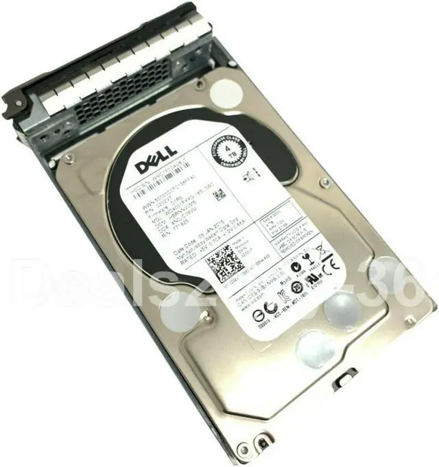 Main image of Dell Original 202V7 0202V7 4TB 7.2K 6Gb/s 3.5" SAS Hard Drive WD4001FYYG W/TRAY