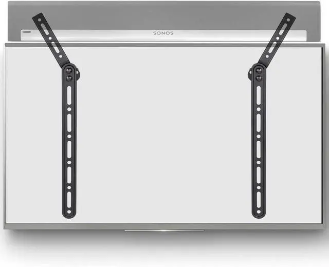 Alt view image 3 of 5 - Universal Sound Bar Mount Bracket for Mounting Above or Under TV with Adjustable 3 Angled Extension Arm, Fits Most 23 to 65 Inch TVs, up to 33 Lbs. Soundbar (SBR202), Black