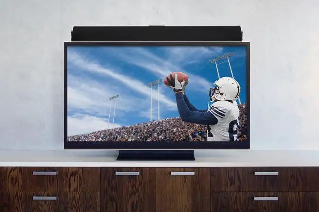 Alt view image 4 of 6 - Mount-It! Soundbar TV Mount, Universal Sound Bar Bracket for TVs 32 to 70 Inches, Compatible with Samsung, Sony, Vizio, LG, and More, Fits Above or Below TV, Heavy-Duty Steel, 33 Lbs Capacity, Black