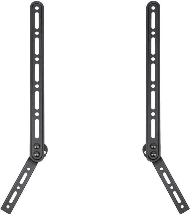Main image of Universal Sound Bar Mount Bracket for Mounting Above or Under TV with Adjustable 3 Angled Extension Arm, Fits Most 23 to 65 Inch TVs, up to 33 Lbs. Soundbar (SBR202), Black