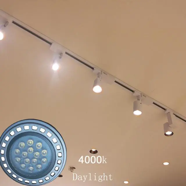 Alt view image 3 of 4 - Dimmable GU10 Base AR111 Led Spotlight Bulb 15W 30°Beam View Angle Day Light 4000k-5000k SMD 15LEDs AC120V Down Reflector Lights 1200Lm Equivalent 120w