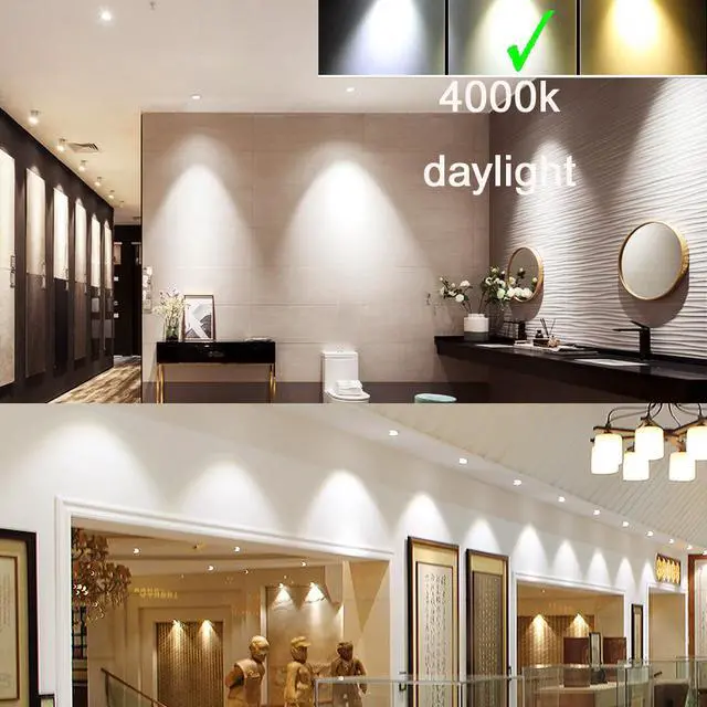 Alt view image 4 of 4 - Dimmable GU10 Base AR111 Led Spotlight Bulb 15W 30°Beam View Angle Day Light 4000k-5000k SMD 15LEDs AC120V Down Reflector Lights 1200Lm Equivalent 120w