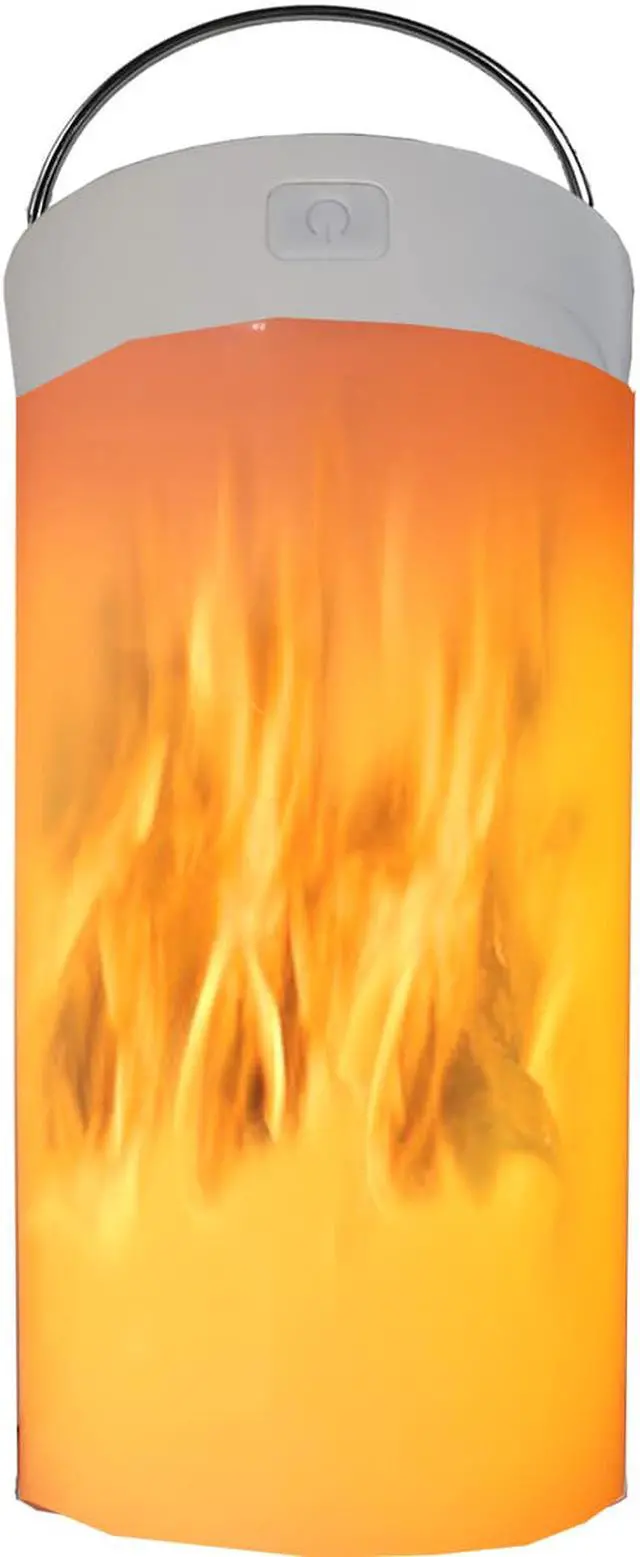 Alt view image 4 of 5 - Led Flame Effect Lantern Light Usb Rechargeable Flameless Candle 4 Modes Remoted Flickering Flame Effect Mood Light Flameless For Holdiday Halloween Christmas Party Bar Decor Birthday Gift