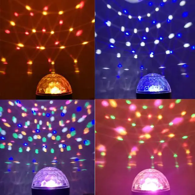 Alt view image 4 of 4 - Galaxy Disco Projector Night Light With Bluetooth Music Speaker Remote Control Rotating Stage Light For Bedroom Party Celebration Home Decor Starry Projector Strobe Light Dancing With Sound