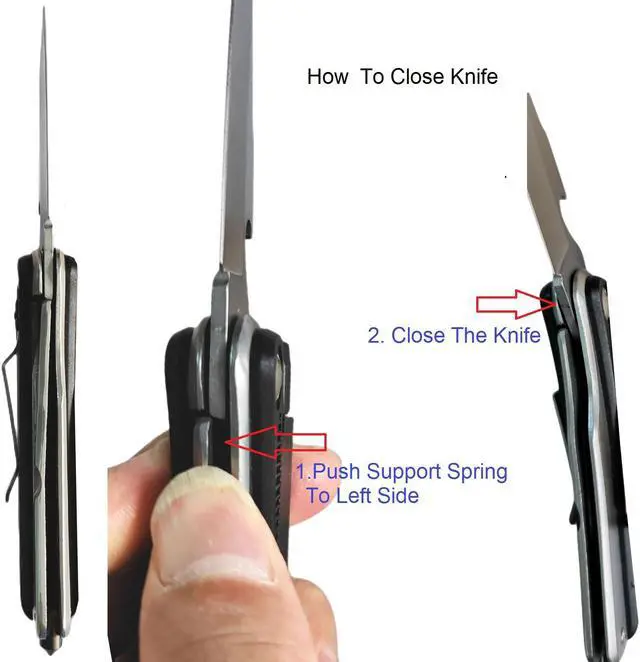 Alt view image 6 of 7 - QLEE Led Mini Flashlight 6-In-1 Utility Folding Pocket Knife With Bottle Opener,Glass Breaker First Attack,Buckle,Whistling,Multi-Function Emergency Tool For Hiking Survival Camping Hunting