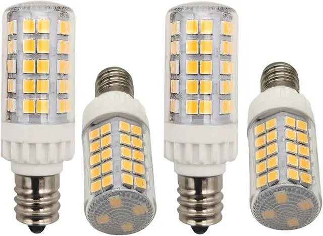 Main image of QLEE E12 LED Bulb 5W C7 Bulb 60 W Equivalent Halogen Daylight T6 Candelabra Bulb 60 Watt For Ceiling Fan Sewing Serger Light Dryer Fridger Microwave Light Chandelier Lighting 4 Pack,5000k