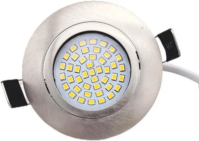 Alt view image 2 of 7 - QLEE Dimmable Downlight 3 Way LED Light 10 30 60 W Equivalent LED Can Lights Eyeball Retrofit Framce Gimbal 3 Inch Recessed Lights 6W 4000K Natural Light Angled Adjustable Ceiling Light 2 Pack