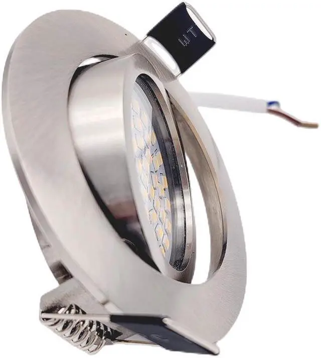 Alt view image 4 of 7 - QLEE Dimmable Downlight 3 Way LED Light 10 30 60 W Equivalent LED Can Lights Eyeball Retrofit Framce Gimbal 3 Inch Recessed Lights 6W 4000K Natural Light Angled Adjustable Ceiling Light 2 Pack