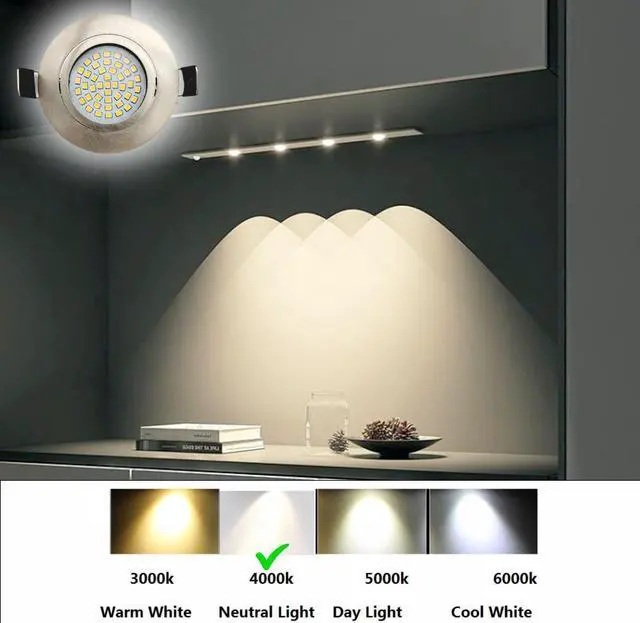 Alt view image 6 of 7 - QLEE Dimmable Downlight 3 Way LED Light 10 30 60 W Equivalent LED Can Lights Eyeball Retrofit Framce Gimbal 3 Inch Recessed Lights 6W 4000K Natural Light Angled Adjustable Ceiling Light 2 Pack