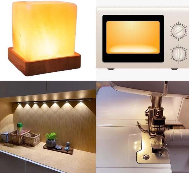 Alt view image 6 of 7 - QLEE E17 Led Bulb Microwave Oven Light Equivalent 60w Incandescent Warm White Appliance Light For 40w - 60w type B Candelabra Bulb Dryer Range Hood Refrigerator Sewing Machine Lighting 4 Pack 3000K