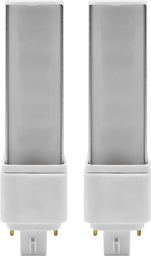 Main image of QLEE Gx24q 4 Pin LED Light Bulb PL-C Retrofit Replacement Compact Fluorescent Light Bulb 13W G24q-2 Gx24q-3 660 Lm 314° Free Rotate Horizontal Recessed G24q Green Bulb Warm White Light 2 Pack