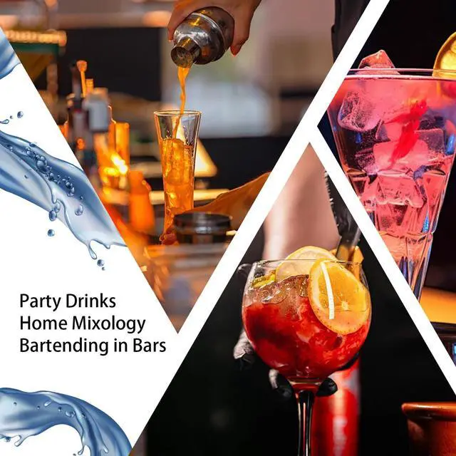 Alt view image 5 of 7 - QLEE 6 PCS Bar Tool Set Stainless Steel Cocktail Shaker Kit With Muddler, Double Jigger, Mixing Spoon, Strainer & Matte Round Stand Bartender Essentials Barware For Home Bar Party & Celebration