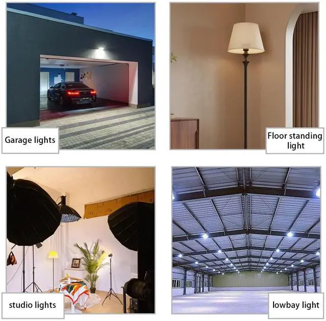Alt view image 7 of 7 - QLEE R7S LED Bulb 50W 118mm Floodlight 3CCT Adjustable Color Temperature 3000K/4000K/6000K 5600LM Brightness Halogen Replacement for 300W-500W R7S Bulbs Floor Standing Light
