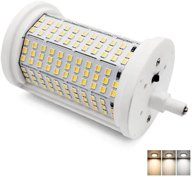 Main image of QLEE 118mm R7s Led Bulb 50w With 3 Color Light (3000k/4000k/6000k) Equivalent 500w Halogen NO Dimmable J Type Linear Double Ended Floodlight Bulbs For Landscape Floor Lamps Home Lighting