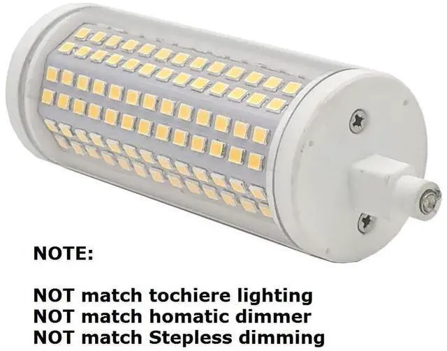 Alt view image 2 of 7 - QLEE R7s Led Bulb 118mm 30w Dimmable Bulbs Led Halogen Replacement 300 Watt J Type Double Ended T3 R7s Base 300w Equivalent Floodlight For Garage Lighting Floor Standing Light 3000k