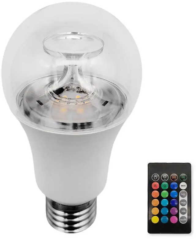 Alt view image 2 of 7 - QLEE Led Nebula Cloud Projector Bulb For Ceiling A60 Relax E27 Rgbw 6w 16 Color Changing Sleep Light Bulb For Christmas Celebration Party Bedroom Decoration Remote Control Hue Light