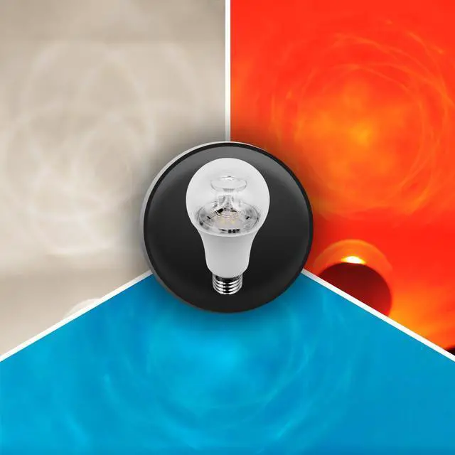 Alt view image 7 of 7 - QLEE Led Nebula Cloud Projector Bulb For Ceiling A60 Relax E27 Rgbw 6w 16 Color Changing Sleep Light Bulb For Christmas Celebration Party Bedroom Decoration Remote Control Hue Light