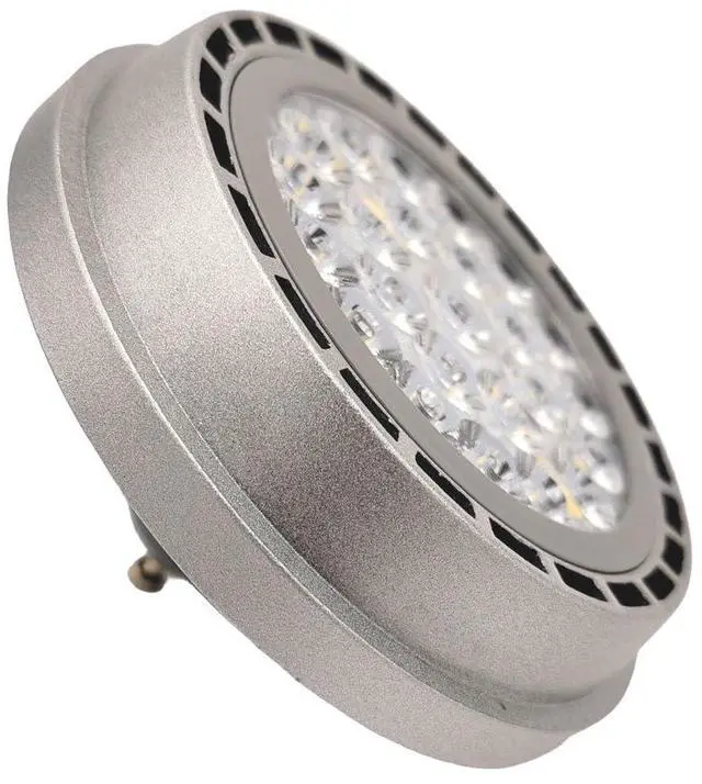 Alt view image 5 of 7 - QLEE 24w AR111 GU10 Led Spotlight Track Down Reflector Lights Bulb 24°Beam 6000k Daylight AC 110V 2100Lm QR111 ES111 For 200w Halogen Replacement Landscape Light