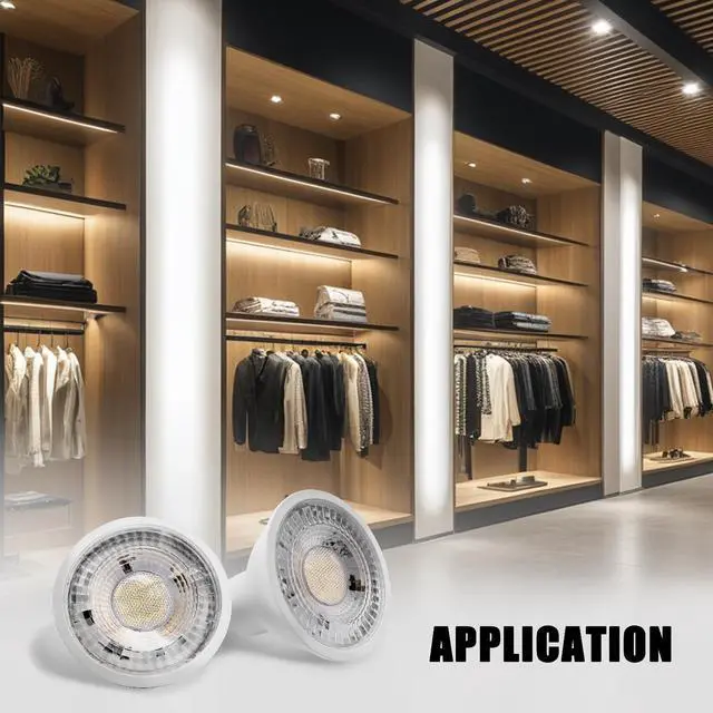 Alt view image 7 of 7 - QLEE Gu10 Led Bulbs Spotlight 3cct Selectable 50w Equivalent Non-dimmable Reflector 60° Beam Angle 6000k 4000k 3000k 2-pin Gu10 Base 5w 600lm For Led Recessed Track Lighting, 6 Pack