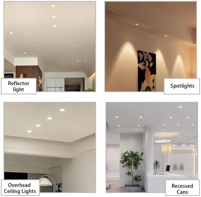 Alt view image 7 of 7 - QLEE Mr16 Led Bulb 3cct Dimmable 50w Equivalent Narrow 60° Beam Selectable Color Temperature 3000k 4000k 6000k Gu10 Base For Recessed Track Lighting Display Vanity, 6 Pack