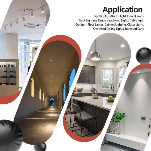 Alt view image 5 of 7 - QLEE Mr16 Led Bulb 3cct Dimmable 50w Equivalent Narrow 60° Beam Selectable Color Temperature 3000k 4000k 6000k Gu10 Base For Recessed Track Lighting Display Vanity, 6 Pack