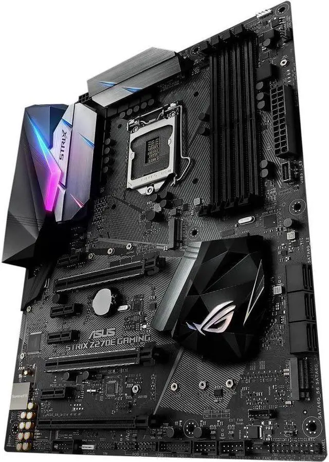 Main image of ASUS ROG STRIX Z270E GAMING LGA1151 DDR4 DP HDMI DVI M.2 ATX Motherboard with Onboard AC Wi-Fi and USB 3.1