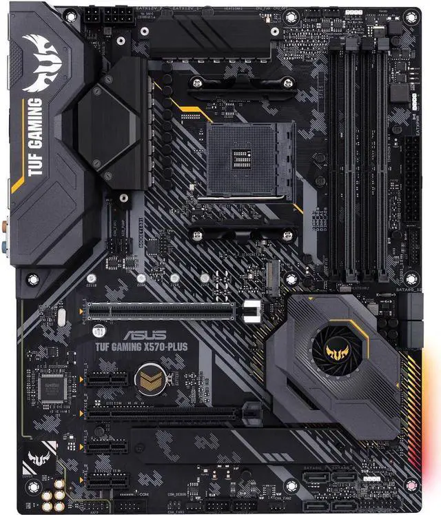Main image of ASUS AM4 TUF GAMING X570-Plus ATX Motherboard with PCIe 4.0, Dual M.2, 12+2 with Dr. MOS Power Stage, HDMI, DP, SATA 6Gb/s, USB 3.2 Gen 2 and Aura Sync RGB Lighting