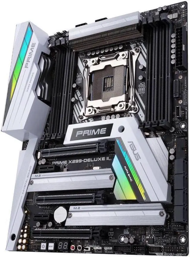 Main image of ASUS Prime X299-Deluxe II LGA 2066 Intel X299 SATA 6Gb/s USB 3.1 ATX Intel Motherboard