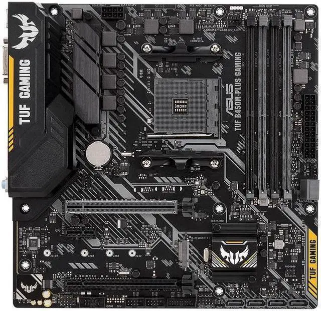 Alt view image 7 of 7 - ASUS TUF B450 Gaming Motherboard AMD Ryzen 2 AM4 DDR4 HDMI DVI-D M.2 Micro ATX (TUF B450M-Plus Gaming)