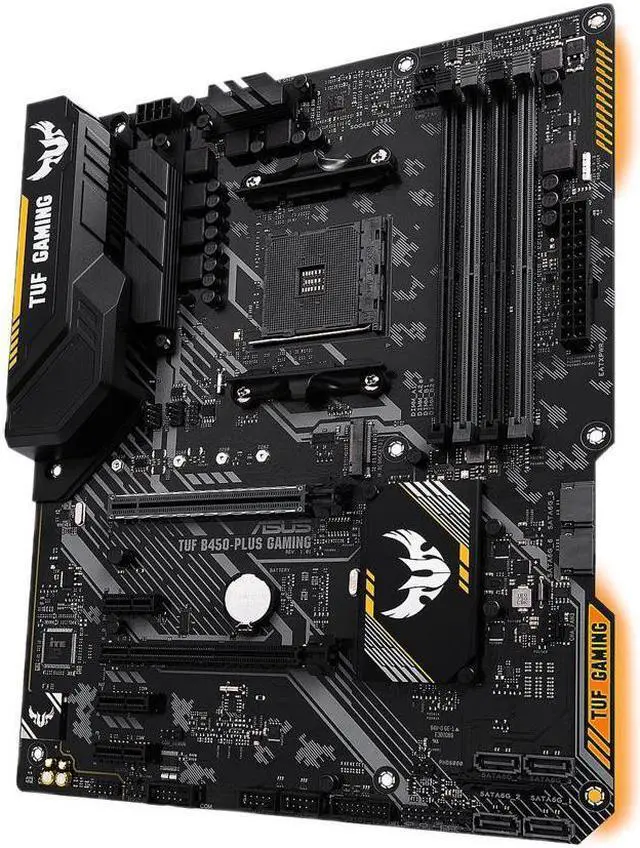 Main image of ASUS TUF B450-PLUS GAMING AM4 AMD B450 SATA 6Gb/s ATX AMD Motherboard