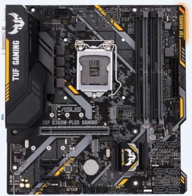 Main image of ASUS Intel TUF B360M-PLUS GAMING Socket LGA 1151 DDR4 Micro ATX Motherboard (90MB0WN0-M0EAY0)