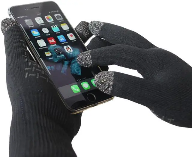 Alt view image 4 of 7 - RANDY SUN Touch Screen Black Gloves Windproof Waterproof Safety Resistance Bike Work Mountaineering Hiking Skiing Gloves