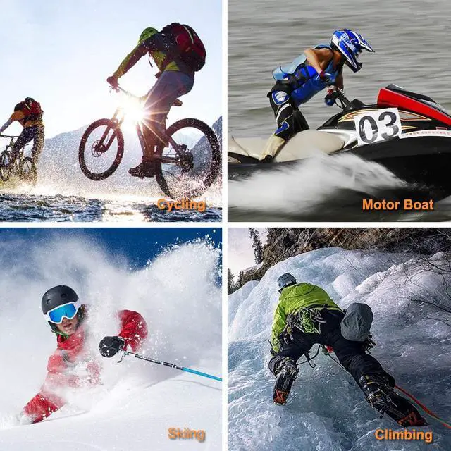 Alt view image 5 of 7 - RANDY SUN Touch Screen Black Gloves Windproof Waterproof Safety Resistance Bike Work Mountaineering Hiking Skiing Gloves
