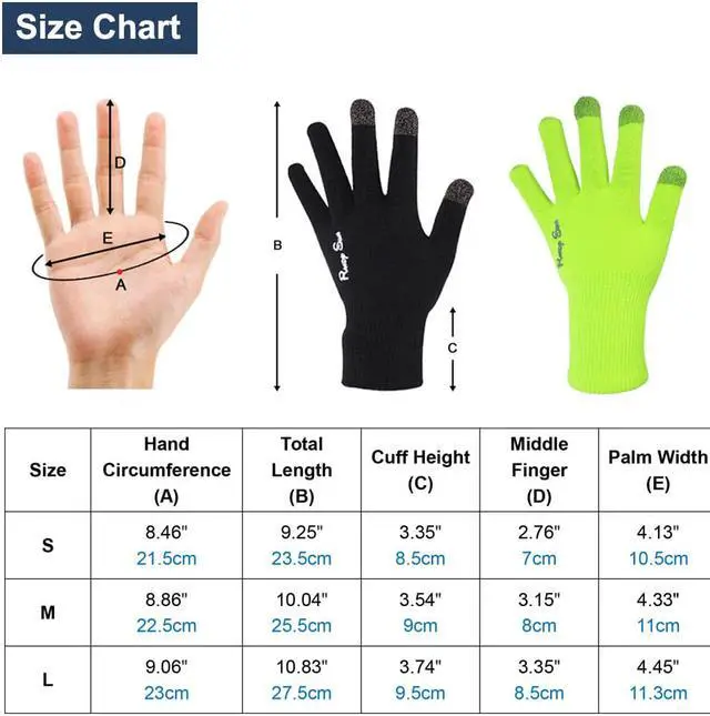 Alt view image 7 of 7 - RANDY SUN Touch Screen Black Gloves Windproof Waterproof Safety Resistance Bike Work Mountaineering Hiking Skiing Gloves