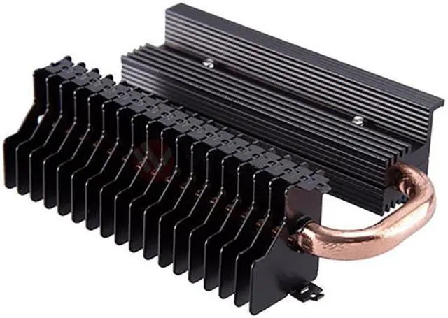 Alt view image 3 of 5 - COOLM2SSD - M.2 SSD Radiator Heatsink with Heat Pipe, Compatible with PCIE NVME M.2 2280/SATA M.2 2280 SSD. With Thermal Silica Pad (Excluding SSD), Cooling Effect up to 30 Degrees. OEM/ODM Welcome!