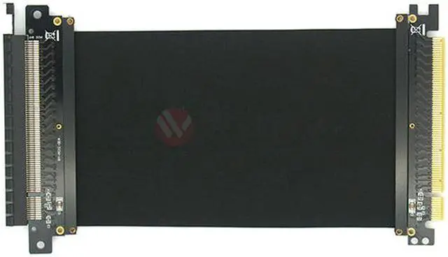 Alt view image 2 of 5 - PCIE16S15 - 150mm PCI-E 3.0 x16 High Quality Flexible EMI Shielded Extender Riser Cable -  Straight, Wide Range Vertical Mounting Gaming / GPU Support up to 3.0/16GB. OEM/ODM Welcome!