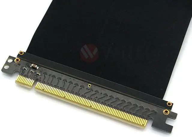 Alt view image 5 of 5 - PCIE16S15 - 150mm PCI-E 3.0 x16 High Quality Flexible EMI Shielded Extender Riser Cable -  Straight, Wide Range Vertical Mounting Gaming / GPU Support up to 3.0/16GB. OEM/ODM Welcome!