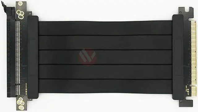 Main image of 150mm PCI-Express 3.0 x16 High Quality Flexible EMI Shielded Extender Riser Cable -  Straight, 100% No Loss of Transmission Speed, Wide Range Vertical Mounting Gaming / GPU Support up to 3.0/16GB - OE