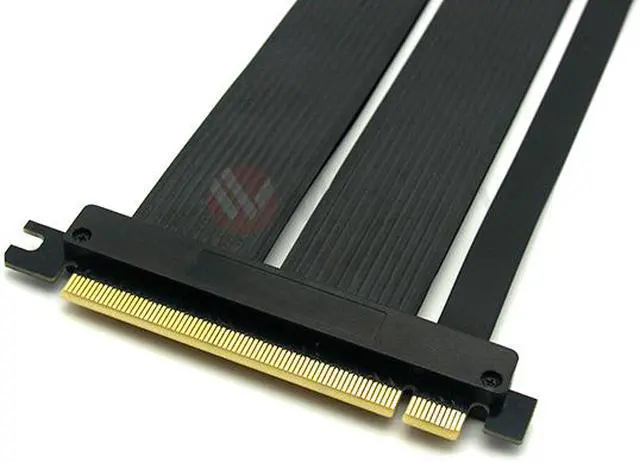 Alt view image 4 of 4 - PCIE16S20-V4 200mm PCI-Express 4.0 x16 High Quality Flexible EMI Shielded Extender Riser Cable - Straight, Wide Range Vertical Mounting Gaming/GPU Support up to 4.0/16GB. OEM/ODM Welcome!
