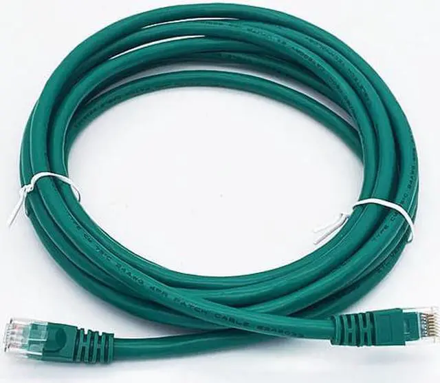 Main image of C6AMB-10GN - 10 Feet Cat6A UTP Ethernet Network Booted Cable, 24AWG Gigabit LAN Network Cable RJ45 High Speed Patch Cable, Green.