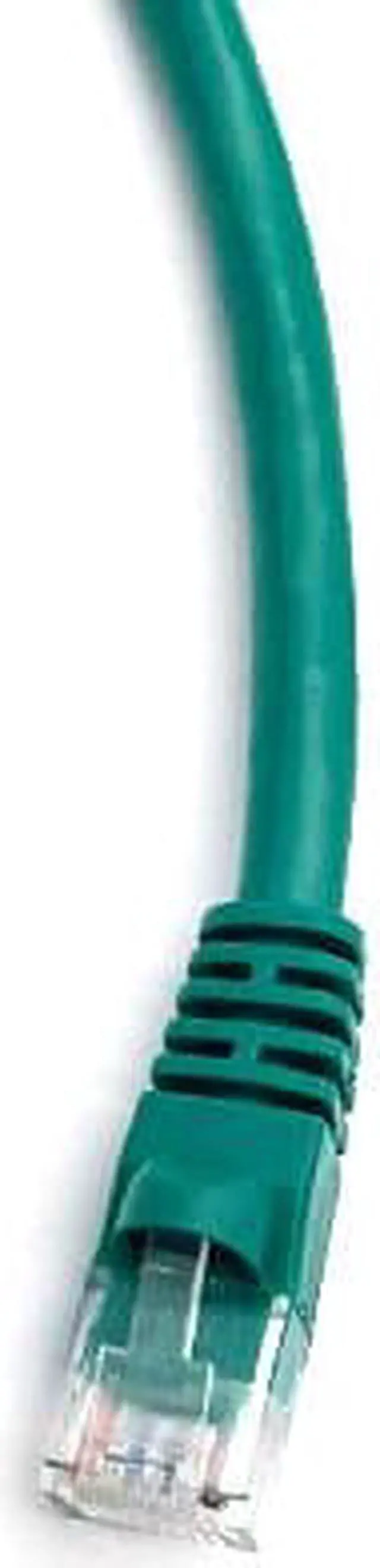 Alt view image 2 of 3 - C6AMB-10GN - 10 Feet Cat6A UTP Ethernet Network Booted Cable, 24AWG Gigabit LAN Network Cable RJ45 High Speed Patch Cable, Green.