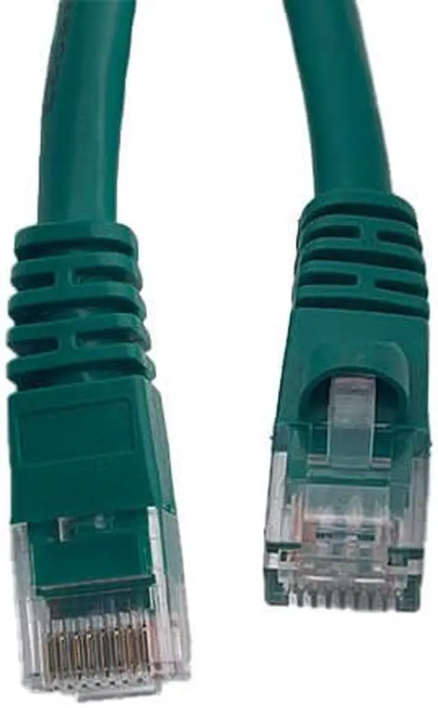 Alt view image 3 of 3 - C6AMB-10GN - 10 Feet Cat6A UTP Ethernet Network Booted Cable, 24AWG Gigabit LAN Network Cable RJ45 High Speed Patch Cable, Green.