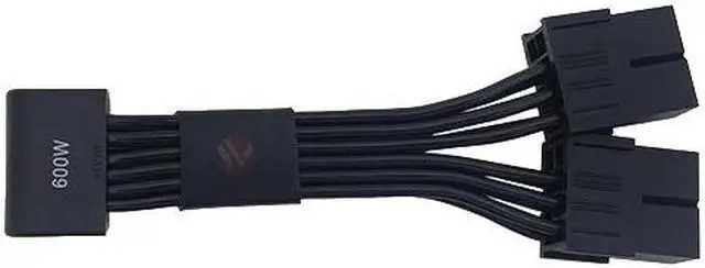 Main image of Wilfly ATX3.1 16Pin to 2*8(6+2) Pin PCIE GPU Sleeved PSU Extension Cable H++ 12+4 Pin 90 Degree Reverse Conn Graphics Card Power Supply RTX 5090 Series 16AWG, For PSU 800w up No need change New PSU