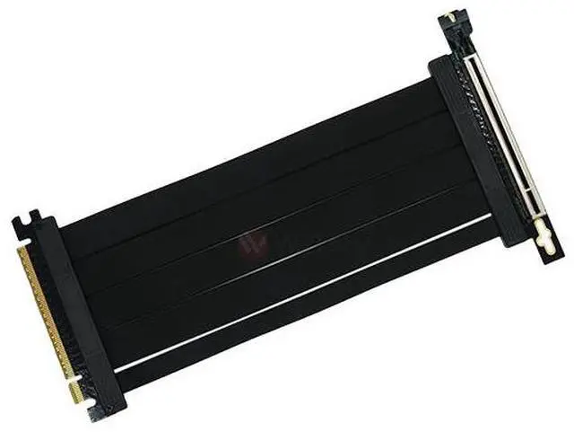 Main image of Wilfly PCIE16L20-V5 Premium PCI-E 16X 5.0 Double Bandwidth Extender Riser Cable, 200mm /7.87 Inch. Compatible with PCIe 4.0, Black.