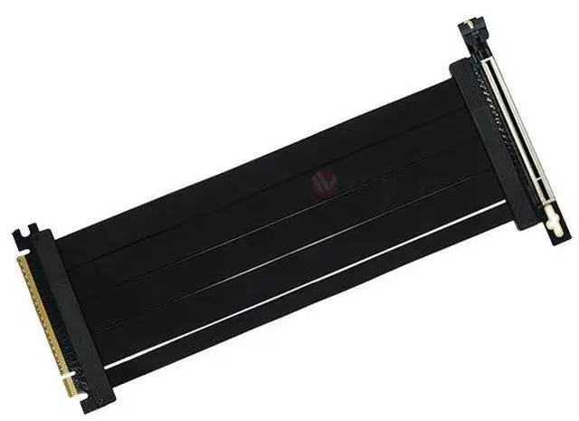 Main image of Wilfly PCIE16L30-V5 Premium PCI-E 16X 5.0 Double Bandwidth Extender Riser Cable, 300mm /11.81 Inch. Compatible with PCIe 4.0, Black.