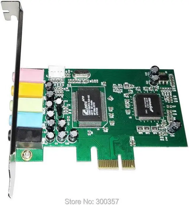 Alt view image 6 of 6 - PCI Express PCI-E 5.1 channels CMI8738 Audio Sound Card support win7 win8