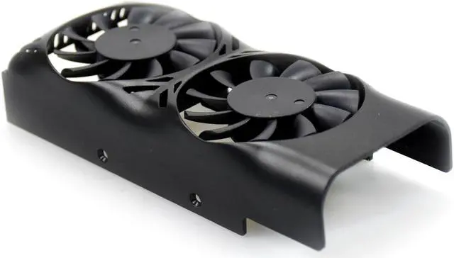 Alt view image 2 of 3 - For MSI GeForce GTX 1050 2GT LP Graphics Card Cooling Double Fan With Frame 2pin