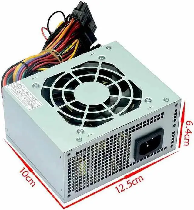 Alt view image 2 of 3 - For Small Chassis Power Supply 200W Peak 350W 24pin + 4pin + D type interface *2 + SATA*2