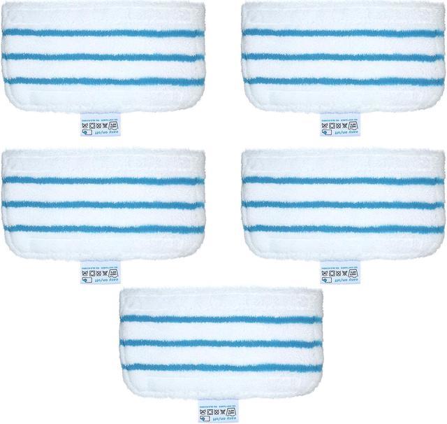 5 Pack Mop Pads Replacement for Black + Decker Steam Mop FSM1610/ FSM1630  Washable Mopping Pad Accessories 