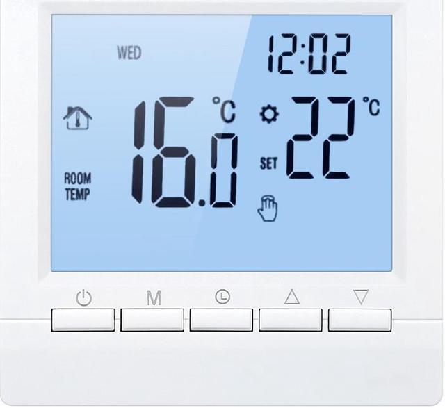 16A Electric Indoor Heating Thermostat with LCD Screen Room Temperature  Controller - China Room Thermostat, Floor Heating Thermostat